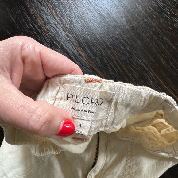 Anthropologie Pilcro Linen Cargo Slim Pants Size Small - Picture 5 of 9